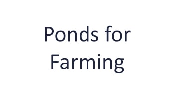 Ponds for Farming
